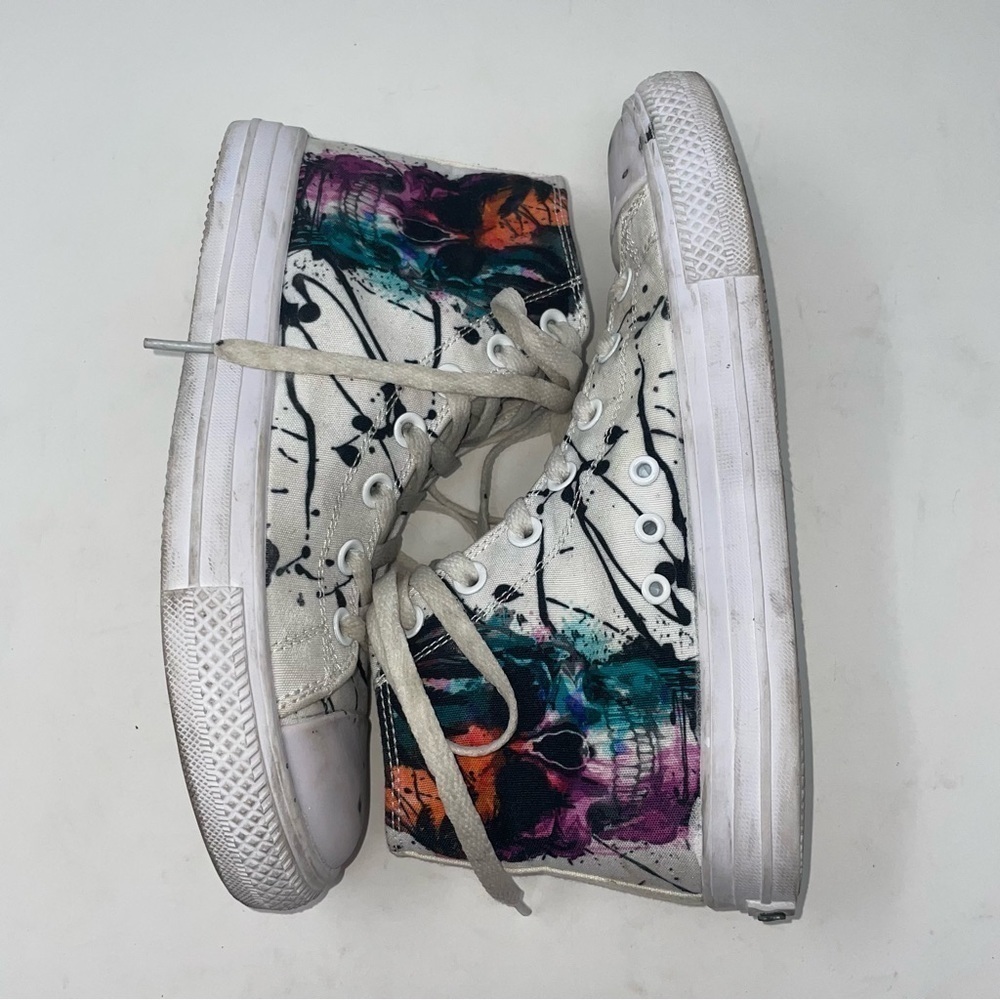 RAAD High Top Shoes – Palm Trees & Skull Design – Lace Up – Multi-Color – Unisex - Picture 4 of 8